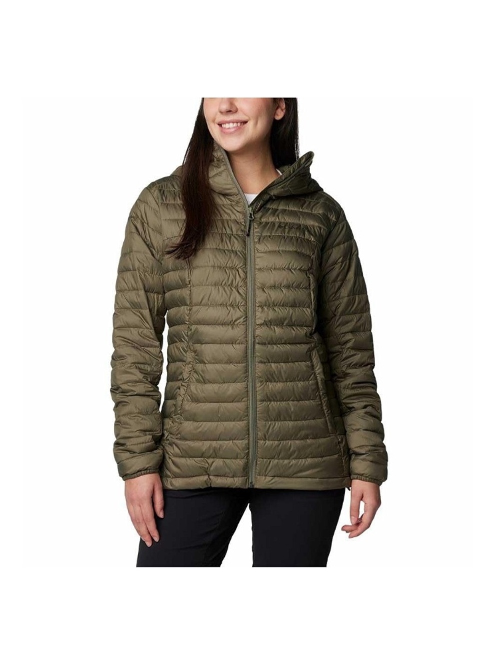 Women'sColumbia Olive Lightweight Quilted Jacket Excellent Condition